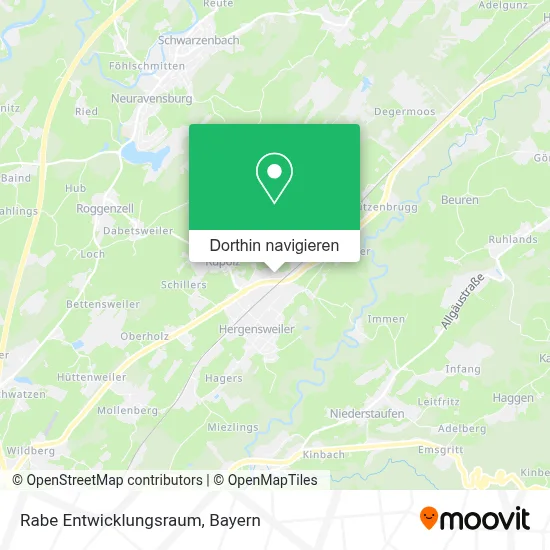 Rabe Entwicklungsraum Karte