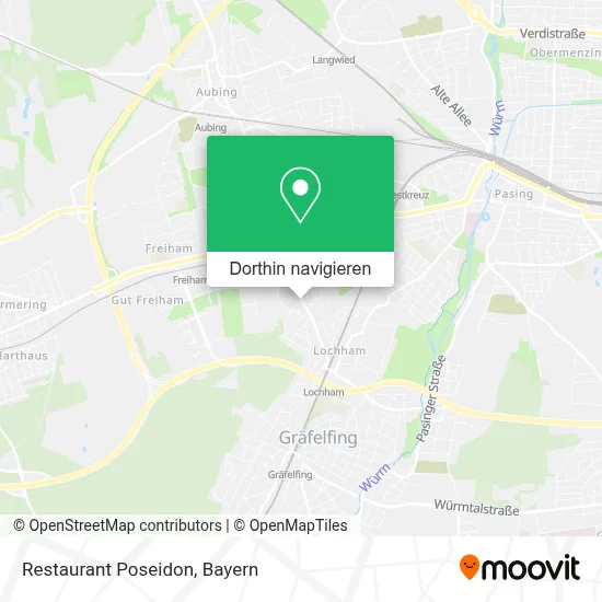 Restaurant Poseidon Karte