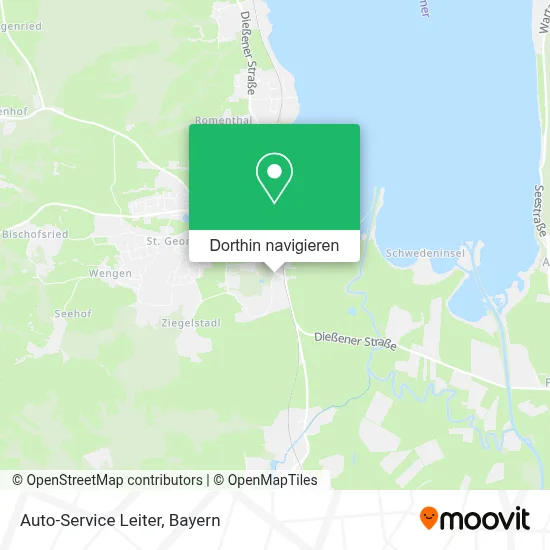 Auto-Service Leiter Karte