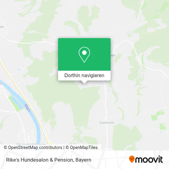 Rike's Hundesalon & Pension Karte