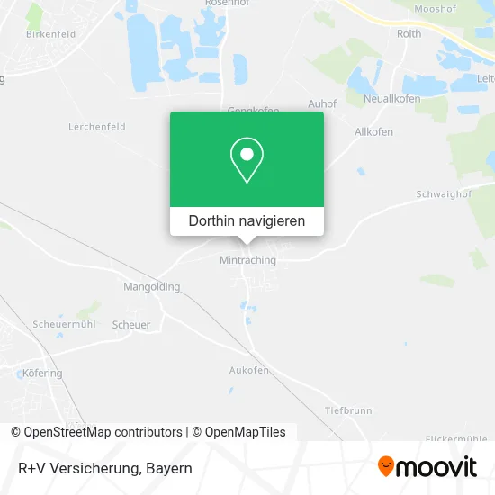 R+V Versicherung Karte