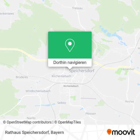 Rathaus Speichersdorf Karte