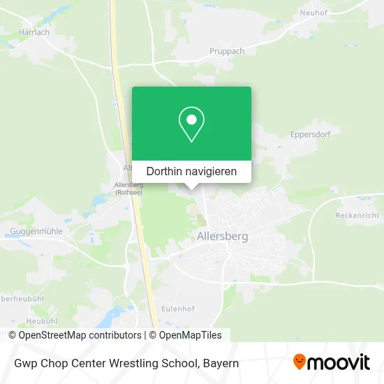 Gwp Chop Center Wrestling School Karte