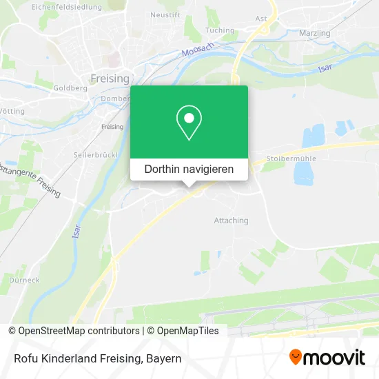 Rofu Kinderland Freising Karte
