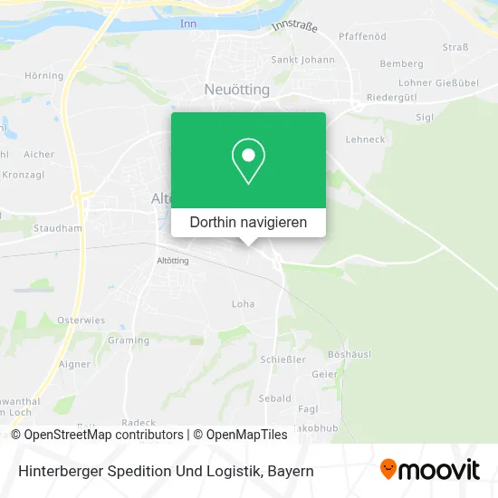Hinterberger Spedition Und Logistik Karte