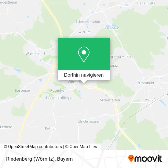 Riedenberg (Wörnitz) Karte