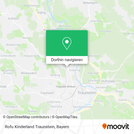 Rofu Kinderland Traunstein Karte