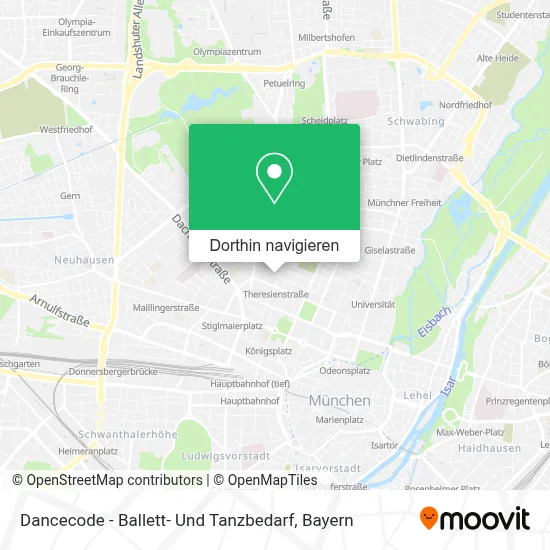 Dancecode - Ballett- Und Tanzbedarf Karte