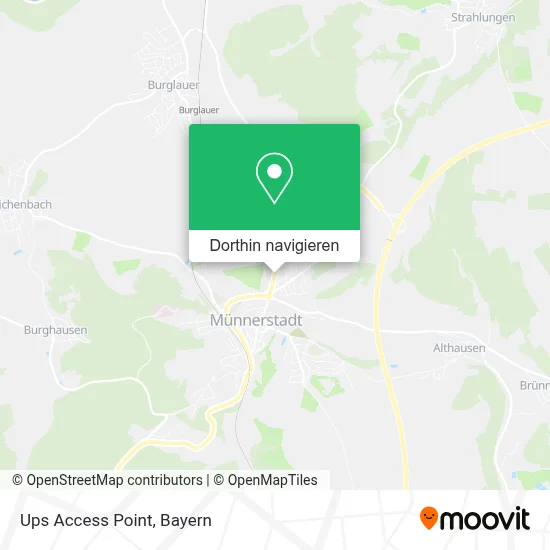 Ups Access Point Karte
