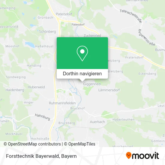 Forsttechnik Bayerwald Karte