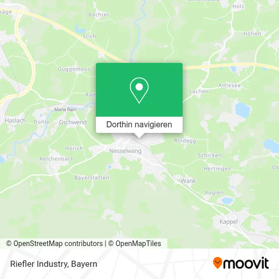 Riefler Industry Karte