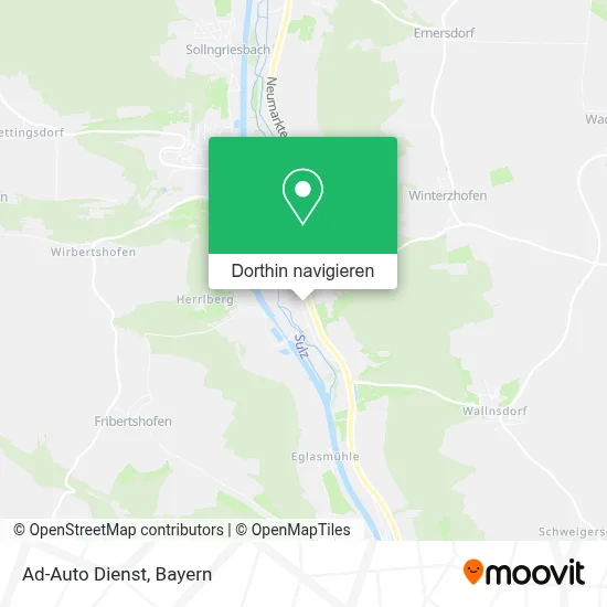 Ad-Auto Dienst Karte