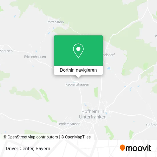 Driver Center Karte