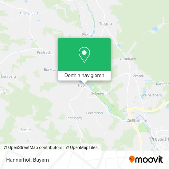Hannerhof Karte