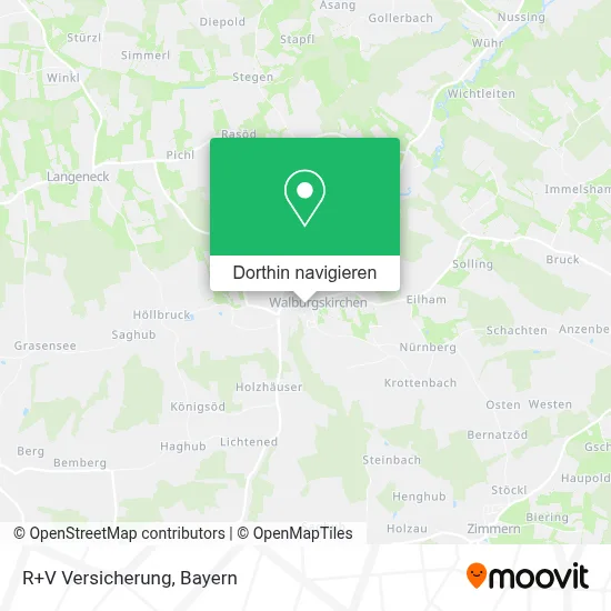 R+V Versicherung Karte