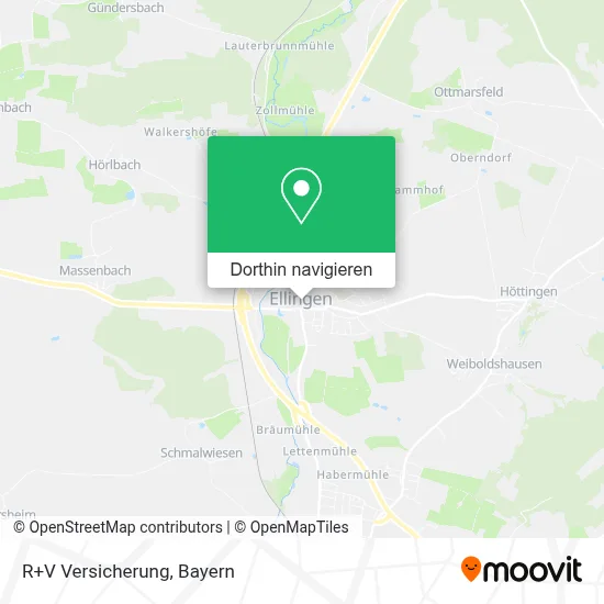 R+V Versicherung Karte