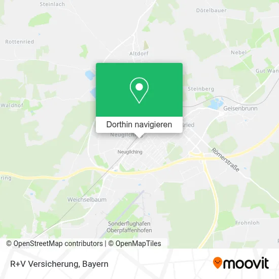 R+V Versicherung Karte