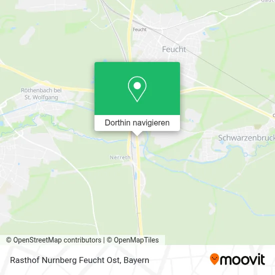 Rasthof Nurnberg Feucht Ost Karte