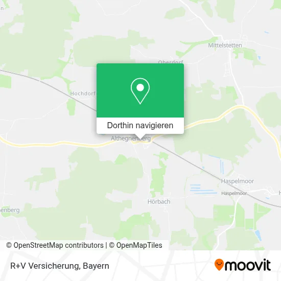 R+V Versicherung Karte