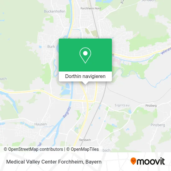 Medical Valley Center Forchheim Karte