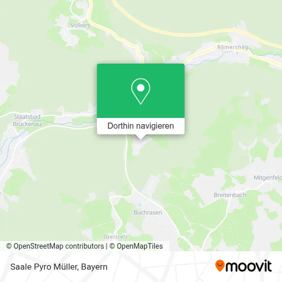 Saale Pyro Müller Karte