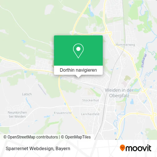 Sparrernet Webdesign Karte