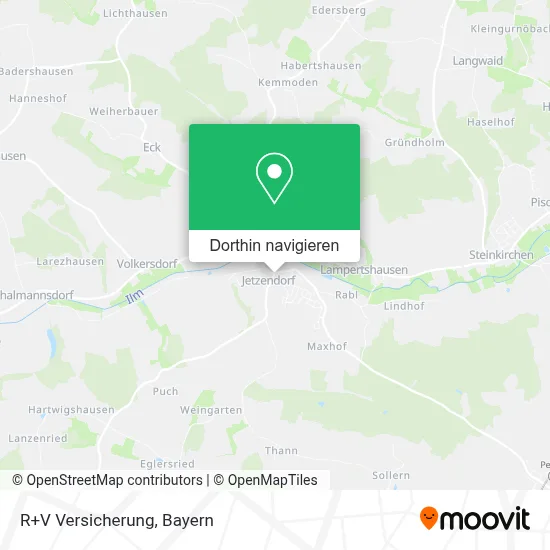 R+V Versicherung Karte