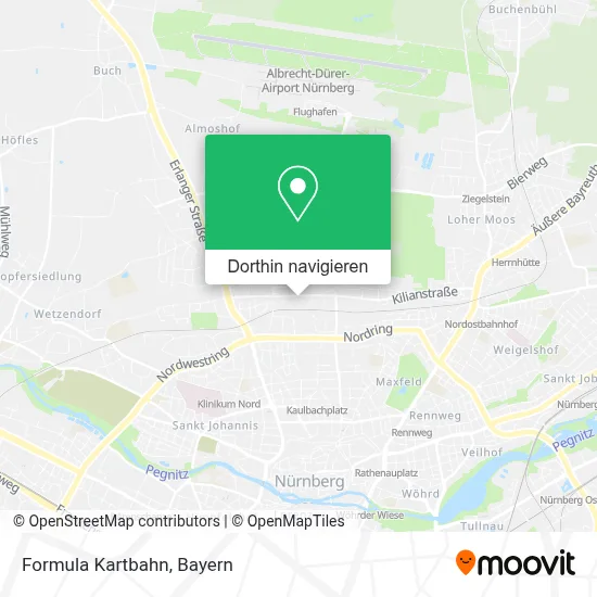 Formula Kartbahn Karte