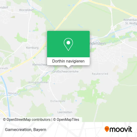 Gamecreation Karte