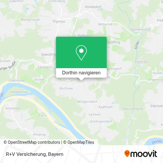 R+V Versicherung Karte