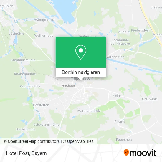 Hotel Post Karte