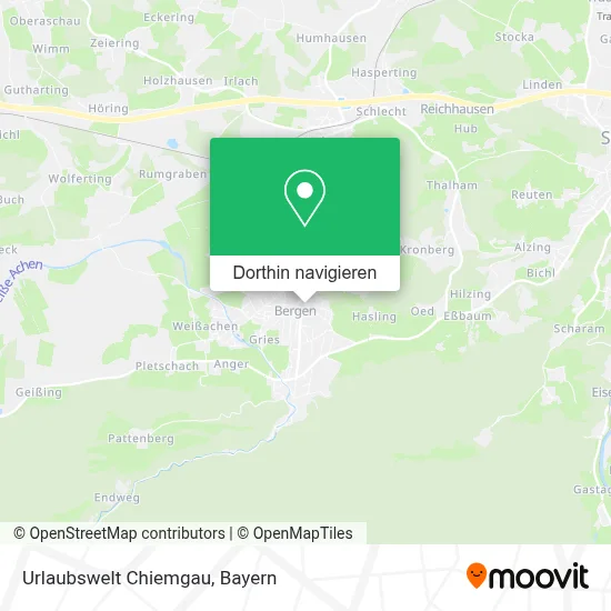 Urlaubswelt Chiemgau Karte
