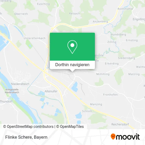 Flinke Schere Karte