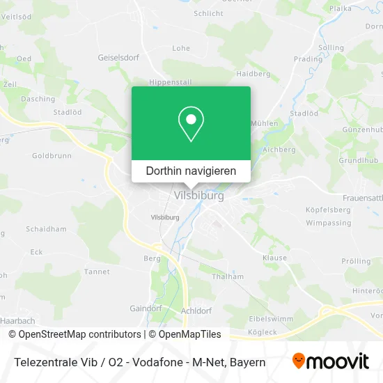 Telezentrale Vib / O2 - Vodafone - M-Net Karte