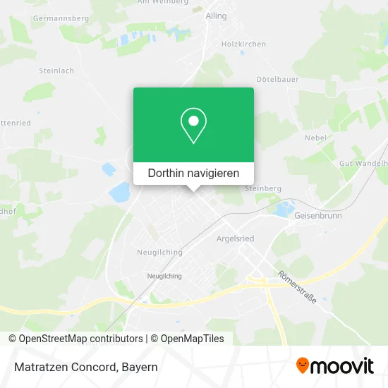 Matratzen Concord Karte