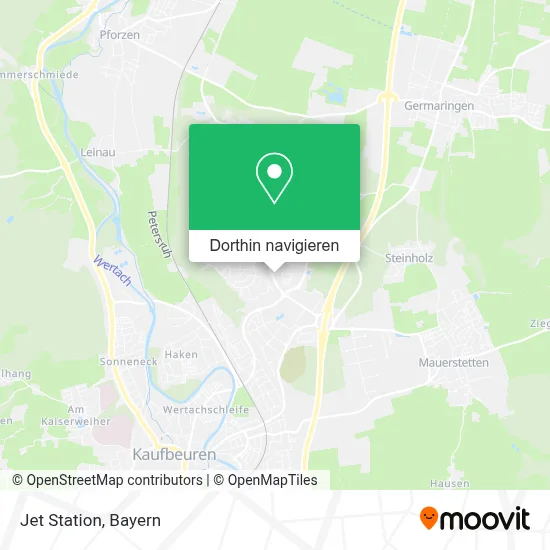 Jet Station Karte