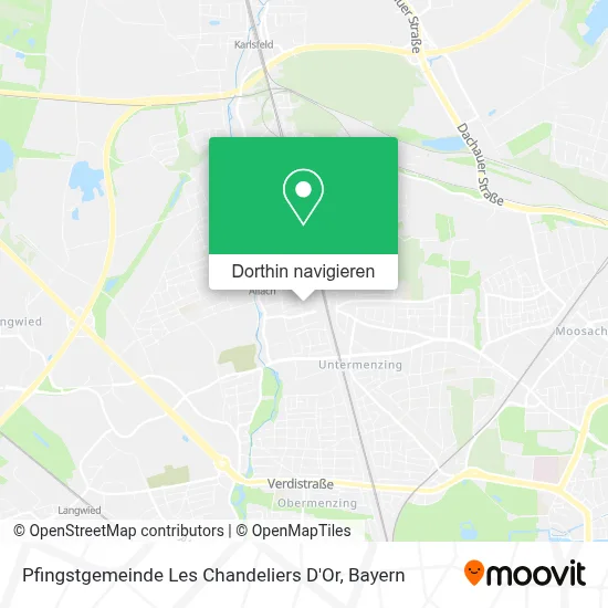 Pfingstgemeinde Les Chandeliers D'Or Karte