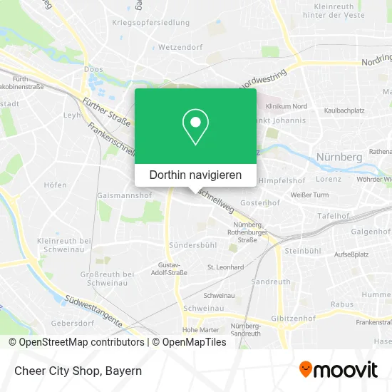 Cheer City Shop Karte