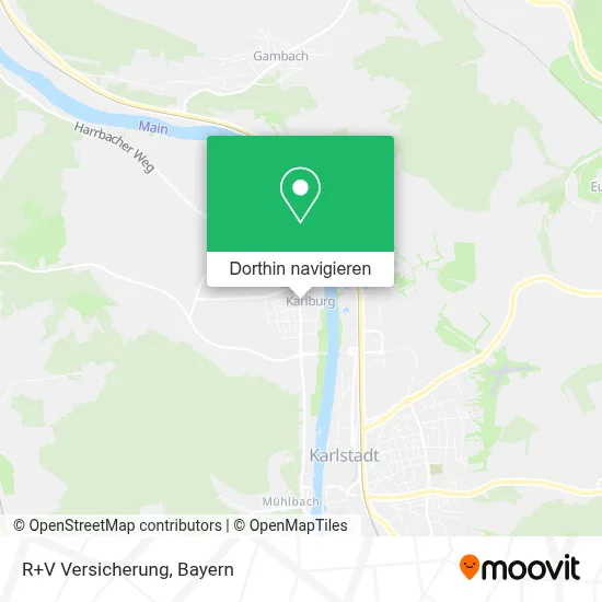 R+V Versicherung Karte