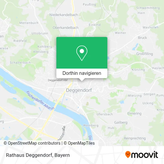 Rathaus Deggendorf Karte