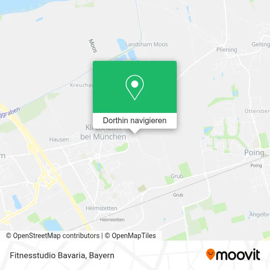 Fitnesstudio Bavaria Karte