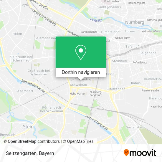 Seitzengarten Karte