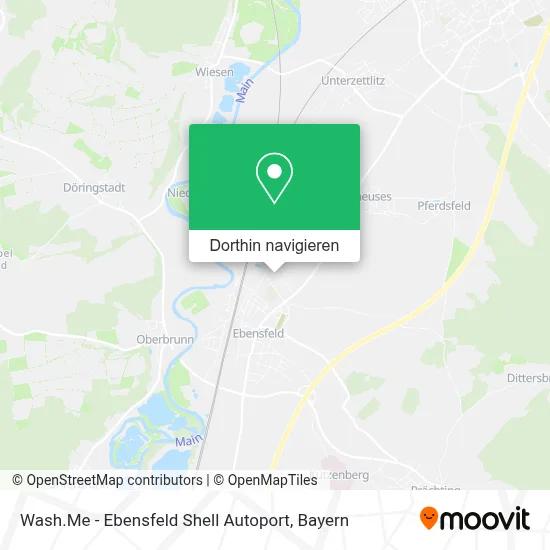 Wash.Me - Ebensfeld Shell Autoport Karte