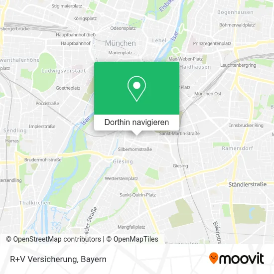 R+V Versicherung Karte