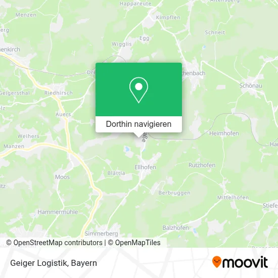 Geiger Logistik Karte