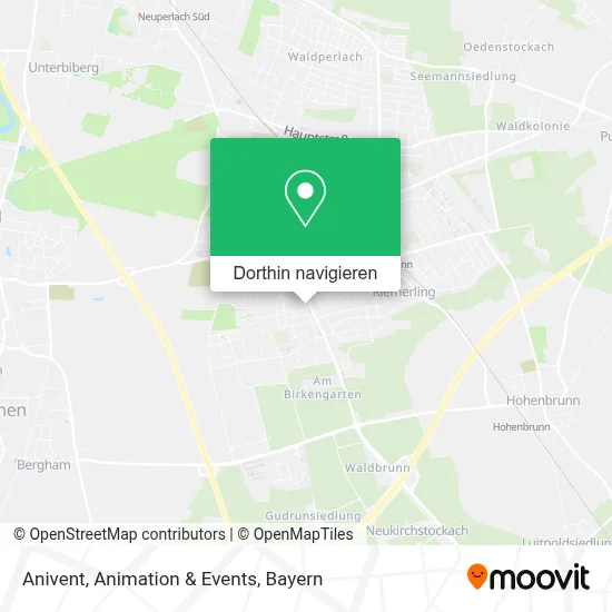 Anivent, Animation & Events Karte