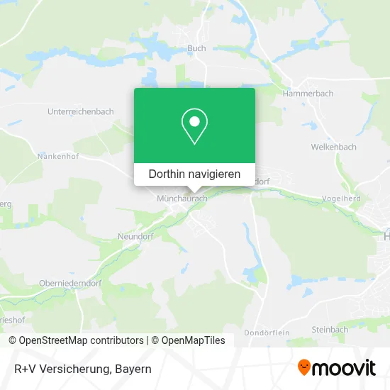 R+V Versicherung Karte