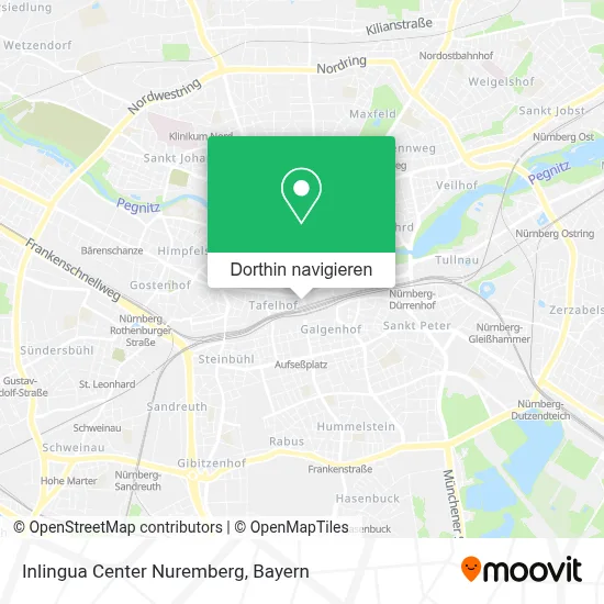 Inlingua Center Nuremberg Karte