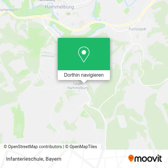 Infanterieschule Karte