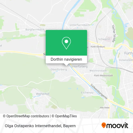 Olga Ostapenko Internethandel Karte